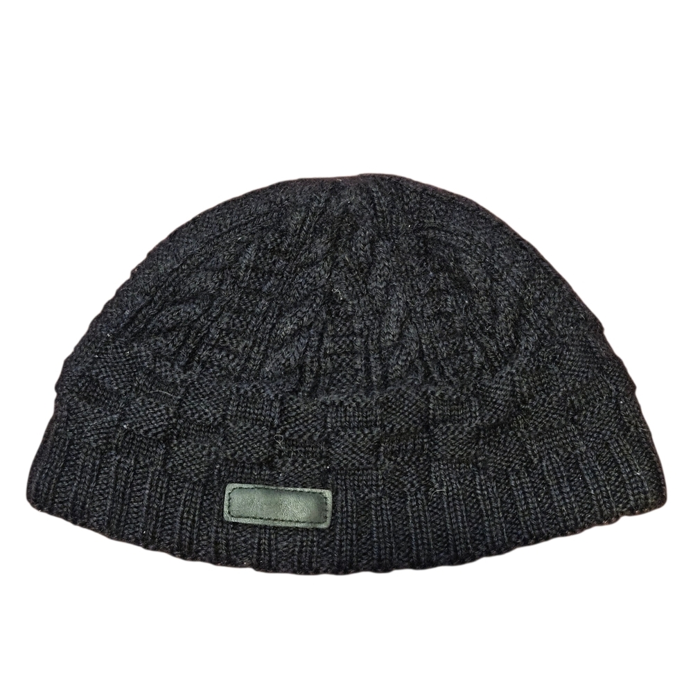 Bula Black Wool Polartec Beanie Toque